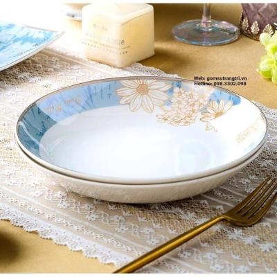 BỘ BÁT ĐŨA SỨ XƯƠNG CAO CẤP - HOA CÚC